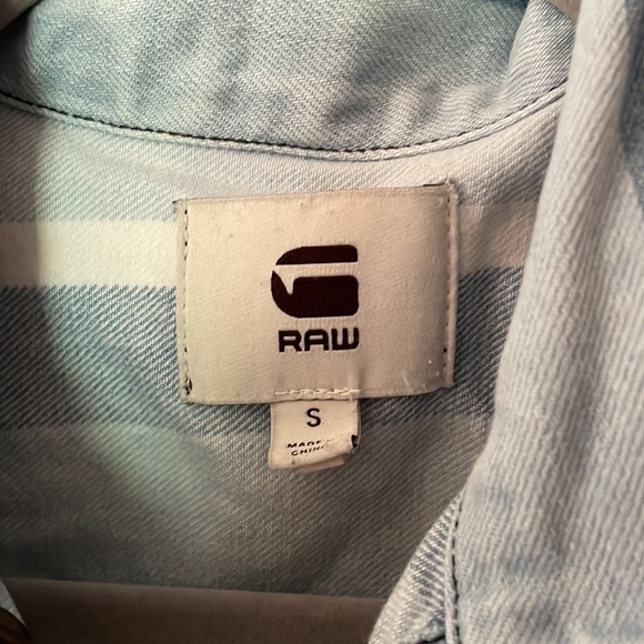 G Star Raw striped jean jacket - Picture 2 of 4